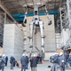 Image for article titled Watch A Life-Sized Gundam's Skeleton Legs Move